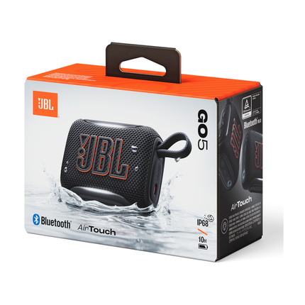 JBL Go 5 melns, iepakojums