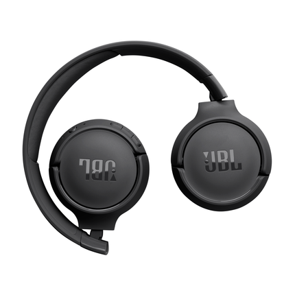 JBL Tune 520BT melns, salocītas, detaļa