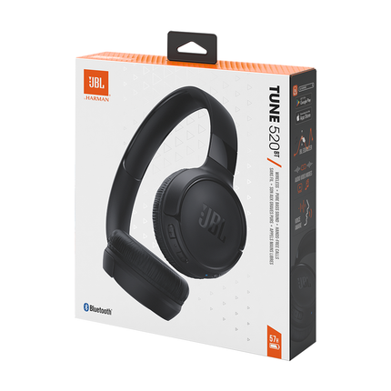JBL Tune 520BT melns, iepakojums