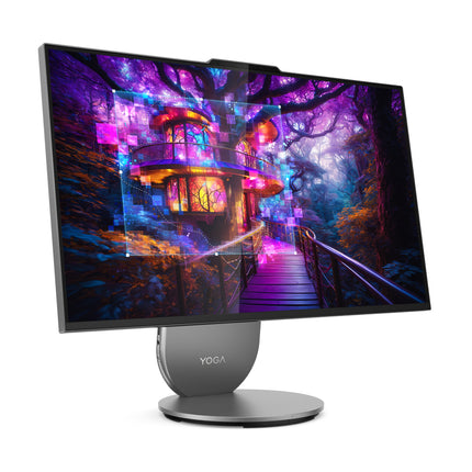 Lenovo Yoga AIO 27IAH10 Luna Grey, priekšpuse, 2. attēls