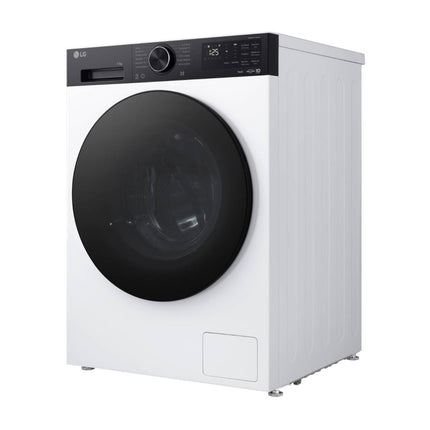 LG F4X5011TKB washing machine, view from the right side at an angle