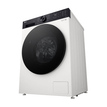 LG F4X5511THB washing machine, view from below and right side