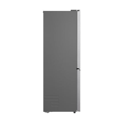 LG GBBS716CPY ledusskapis ar saldētavu apakšā, skats no sāniem, labā sānu siena