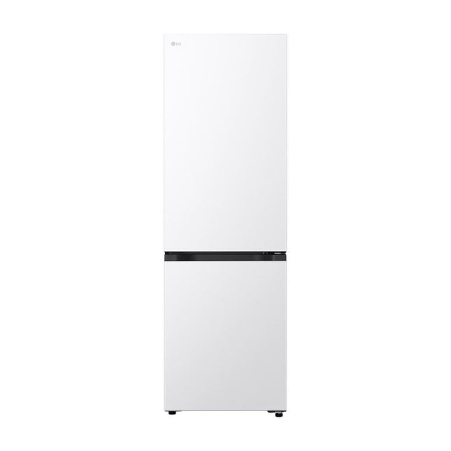 White bottom-freezer refrigerator LG GBBSJ1CCSW
