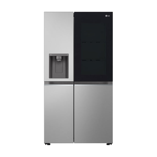 Sudraba divdurvju side-by-side ledusskapis LG GSGV81PYLL