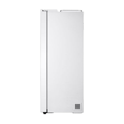 LG GSLC40SWPE двухдверный холодильник side-by-side, вид сбоку с вентиляционной решеткой внизу