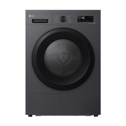 LG RHX1009NMB veļas žāvētājs, skats no priekšas