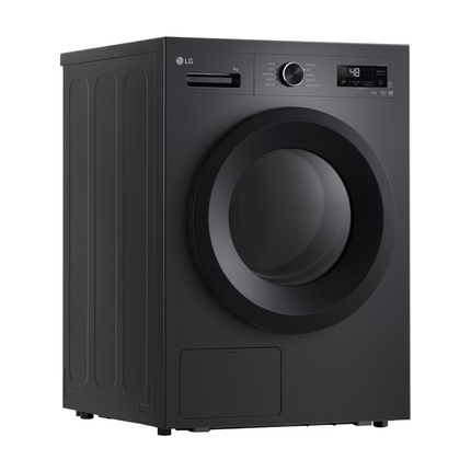 LG RHX1009NMB veļas žāvētājs, skats no otra sāna