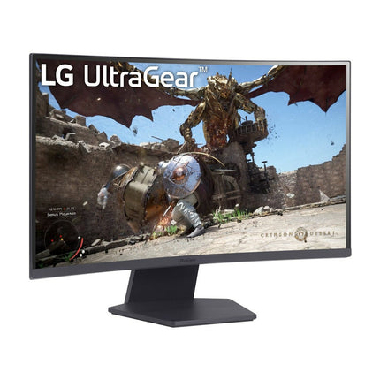 LG UltraGear 27GS60QC melns, slīpi, 2. attēls