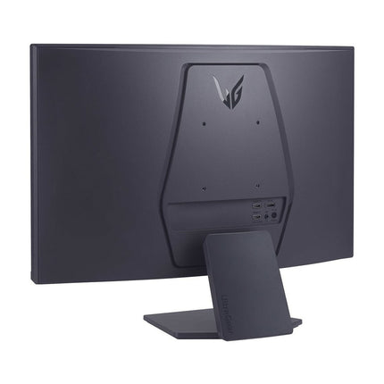 LG UltraGear 27GS60QC melns, aizmugure, 5. attēls
