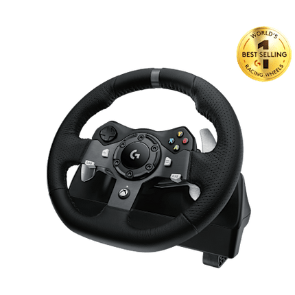 Logitech G920 Driving Force melns, slīpi, 2. attēls