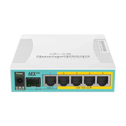 MikroTik hEX PoE RB960PGS, slīpi