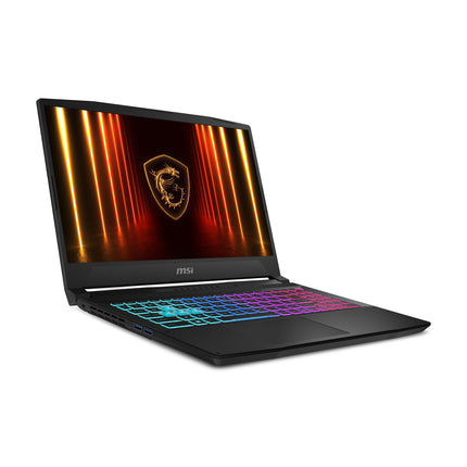 MSI Katana 15 HX B14WEK black, angled view