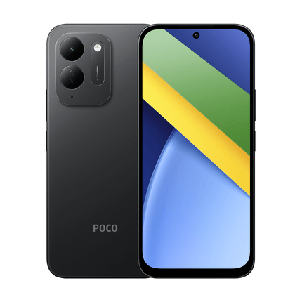 POCO C95 Pro black, front and back