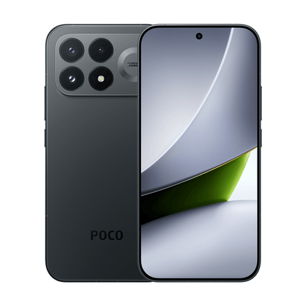POCO F9 Pro melns, priekšpuse un aizmugure