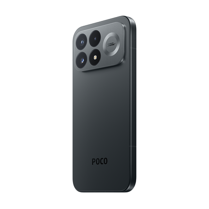 POCO F9 Pro melns, aizmugure slīpi