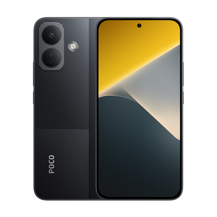 POCO X8 black, front and back