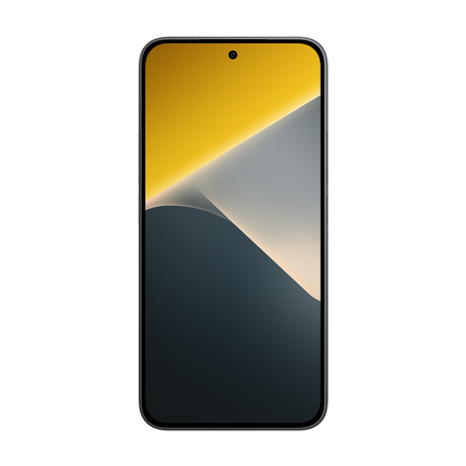 POCO X8 black, front view