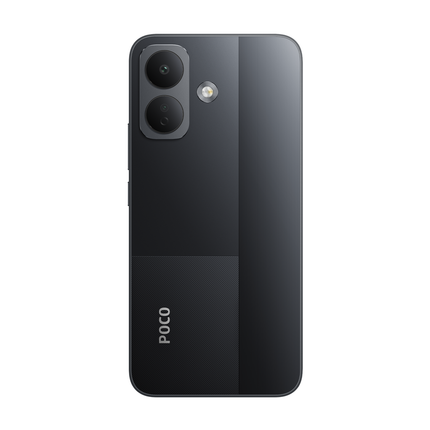 POCO X8 black, rear view