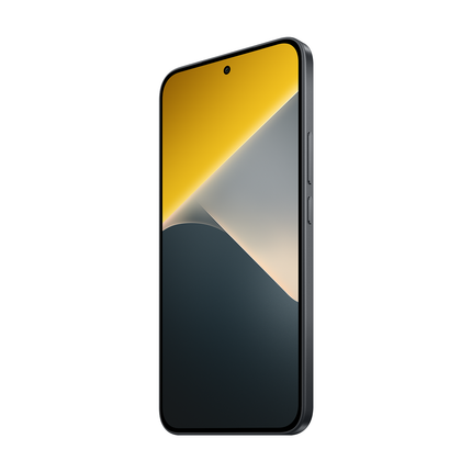 POCO X8 black, front angled view