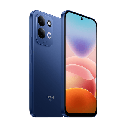 Redmi 17 5G Deep Blue, priekšpuse un aizmugure slīpi