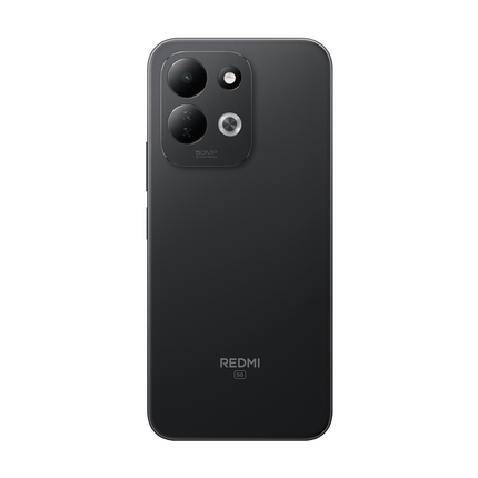 Redmi 17 5G melns, aizmugure