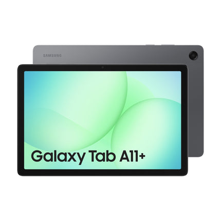 Samsung Galaxy Tab A11+ grey, front and back