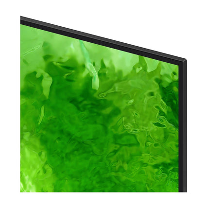 Samsung QE50QN80HAUXXH TV, screen corner close-up