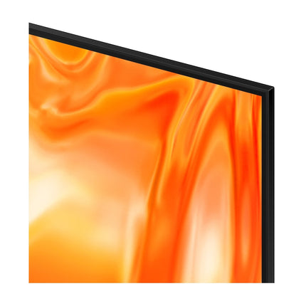 Samsung QE75QN70HAUXXH TV, screen corner close-up