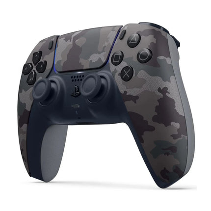 Sony DualSense Grey Camouflage, skats slīpi no priekšas
