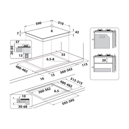 Whirlpool AKTL 629/S Gāzes virsma, 13. attēls
