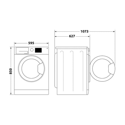 Whirlpool FFB 9479 BV EE Veļas mašīna, фото 7