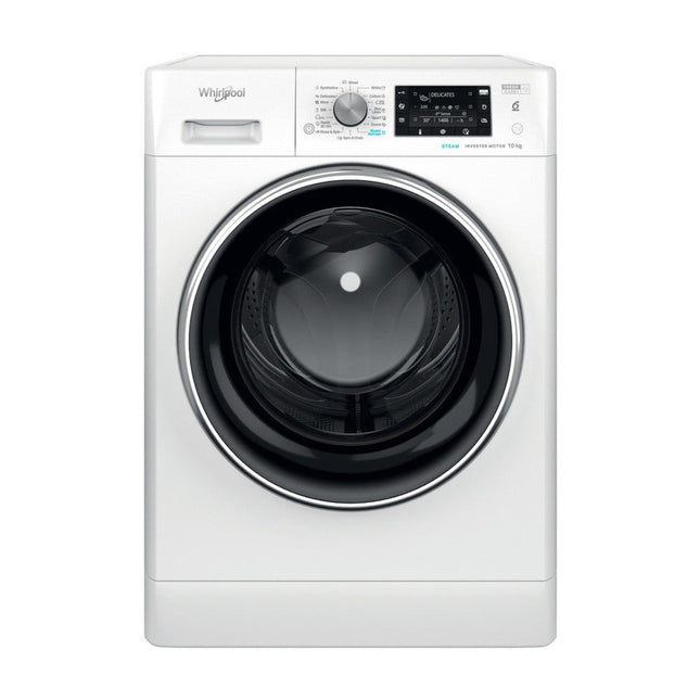 Белая стиральная машина Whirlpool FFD 10489 BCV EE