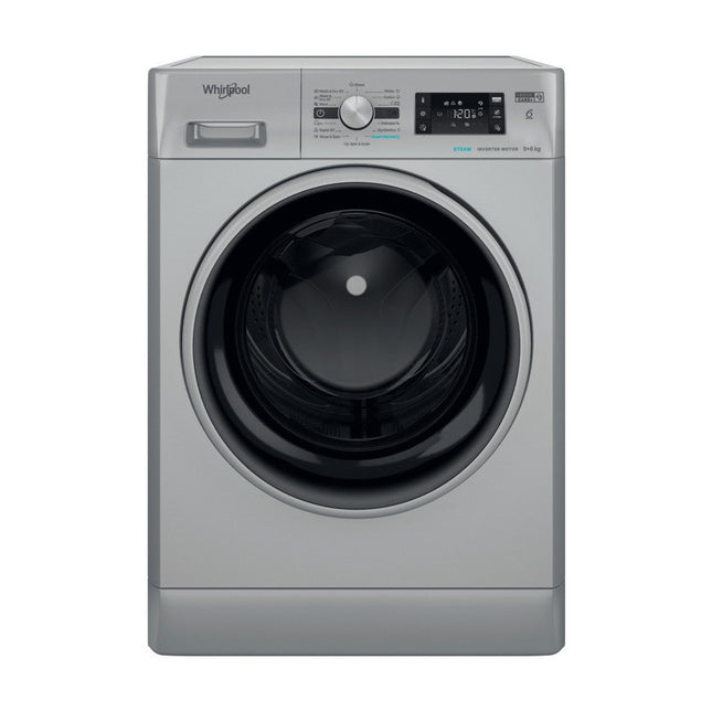 Silver washer dryer Whirlpool FFWDB 964489 SBSV EE