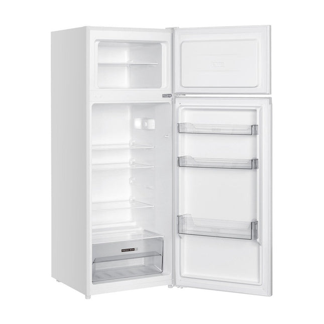 Balts ledusskapis ar saldētavu augšā Whirlpool W55T0 412W