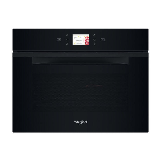 Black compact oven with microwave Whirlpool WCW11O7HTSB