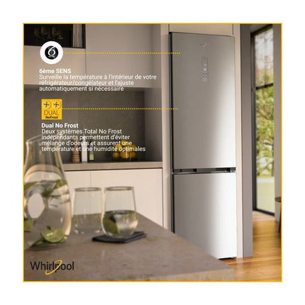 Whirlpool WHK 26402 XP4E Ledusskapis ar saldētavu apakšā, 6. attēls