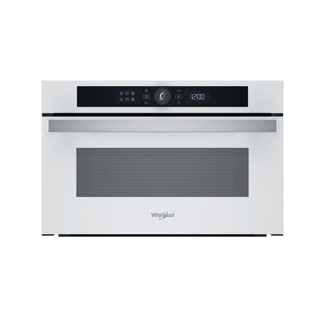 Balta iebūvējamā mikroviļņu krāsns ar grilu Whirlpool WMD44MW