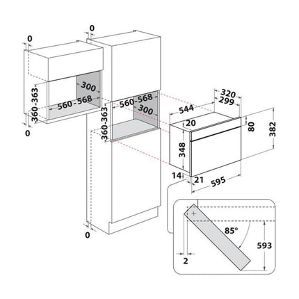 Whirlpool WMN574BX Iebūvējamā mikroviļņu krāsns, 7. attēls