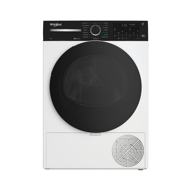 Balts siltumsūkņa veļas žāvētājs Whirlpool WP B9X WBS EE